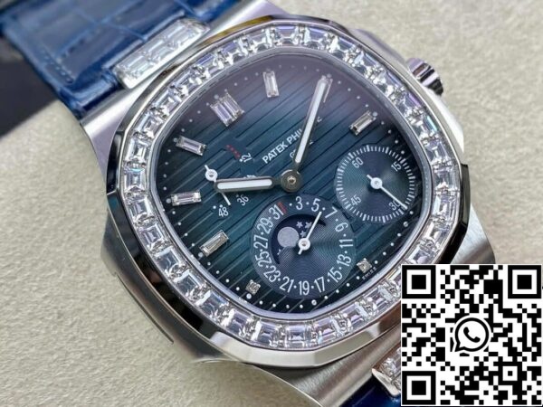 3 20 80df9d5f 7a12 4ffe 9aa3 6792ade17f9f Patek Philippe Nautilus 5724G-001 1:1 Best Edition GR Factory kék szíj