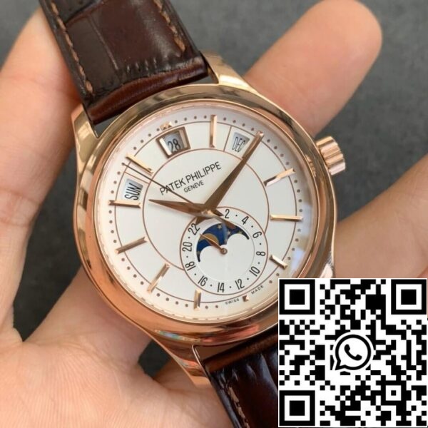 3 20 95c0b666 49ef 440a bd95 49f19f7fe5b5 Patek Philippe Complications 5205R-001 1:1 Best Edition GR Factory maitomainen valkoinen soittaa