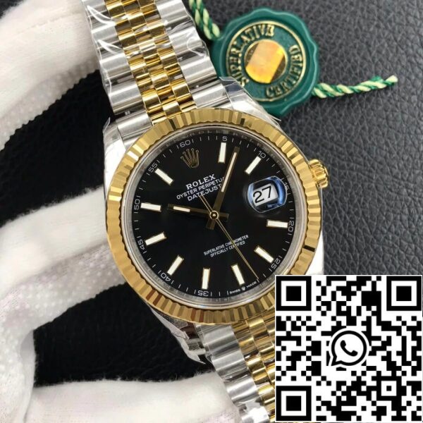 3 20 ce08492c 472e 4986 b0ae 3162059ba6d5 Rolex Datejust M126333-0014 41mm Jubilee Strap VS Factory rostfritt stål