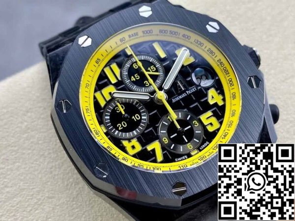 3 20 fca1d90f bd7c 4290 ad0a dbe7cdefde8f Audemars Piguet Royal Oak Offshore 26176FO.OO.D101CR.02 1:1 Най-добро издание JJF Factory Black Dial