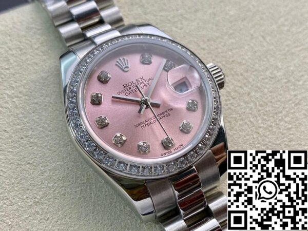 3 21 Rolex Datejust M279139RBR-0005 28MM 1:1 Best Edition BP Factory rózsaszín számlap