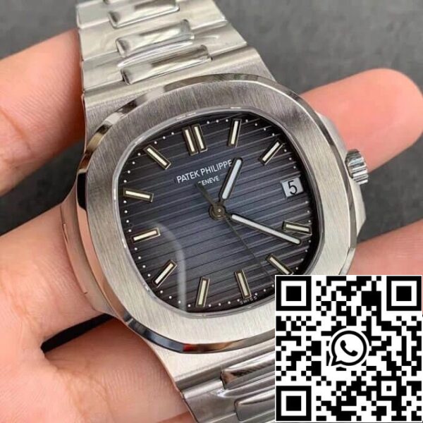 3 211 Patek Philippe Nautilus 5711/1A-010 1:1 Migliore edizione PPF Fabbrica V4 Quadrante blu Svizzera ETA324