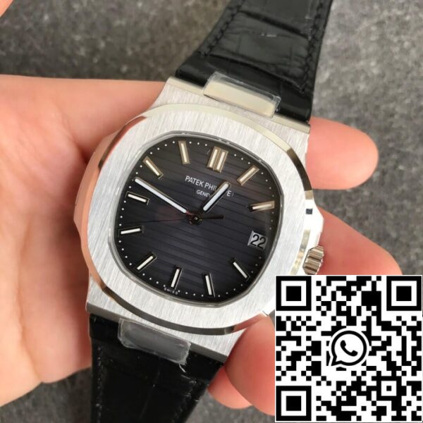 3 216 Patek Philippe Nautilus 5711G 1:1 Mejor Edición PPF Factory V4 Esfera Negra Suizo ETA324