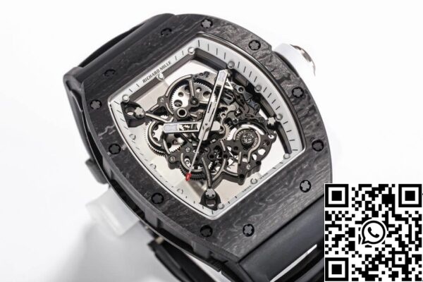 3 21 389b755e 83c0 491f a68f 5af600f13899 Richard Mille RM055 NTPT 1:1 Best Edition BBR Factory Black Strap