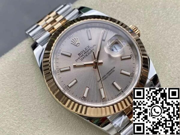 3 21 bc1bd06a 338f 4ca3 a464 ec607abd219f Rolex Datejust 41MM M126331-0010 1:1 Best Edition Clean Factory Oro Rosa