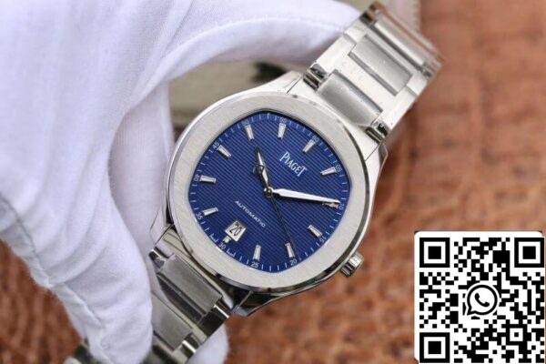 3 227 Piaget Polo’ S G0A41002 MKS Factory 1:1 Best Edition Blue Textured Dial On Stainless Steel Bracelet Swiss ETA 1110