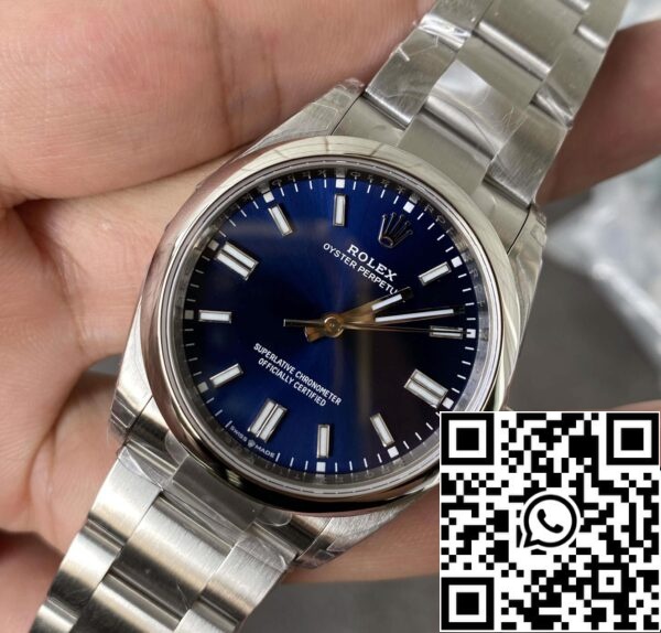 3 22 3cbbeda3 1a41 46a9 9971 4d4139d2dcc1 skaalattu Rolex Oyster Perpetual M126000-0003 36MM 1:1 Best Edition VS Factory Blue Dial