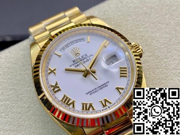 3 231 Rolex Day Date M128238 1:1 Най-добро издание EW Фабрика Римска скала Швейцарска ETA3255