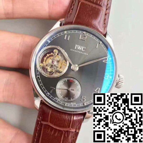 3 238 675bcaf4 f7f8 40c4 9ba7 1610e52369e0 IWC Portugisisk Tourbillon IW546301 YL Factory 1:1 Best Edition Swiss Tourbillon Antracit Urtavla