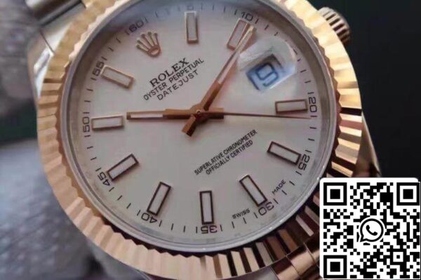 3 239 b2a7dc51 f041 492e a5c8 fffa62947b65 Rolex Datejust 41 126333-006 Λευκό καντράν 1:1 Best Edition Swiss ETA2836-2 Gold Wrapped