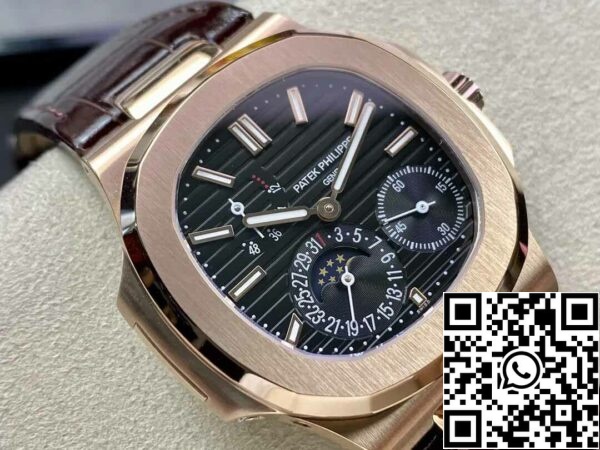 3 23 77abc446 a528 4f6e b15f 9c289d69e215 Patek Philippe Nautilus 5712 1:1 Best Edition GR Factory Bracelete em pele