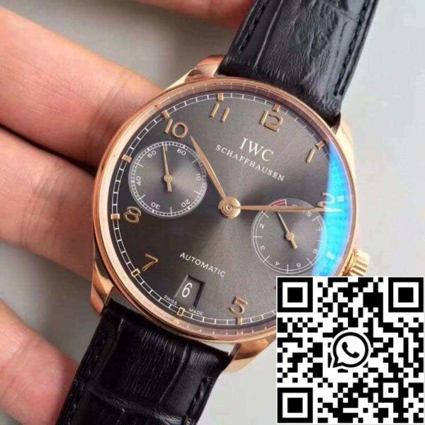 3 242 IWC Portugieser IW500702 ZF Factory 1: 1 Най-доброто издание швейцарски ETA52010 сив Ardoise Dial