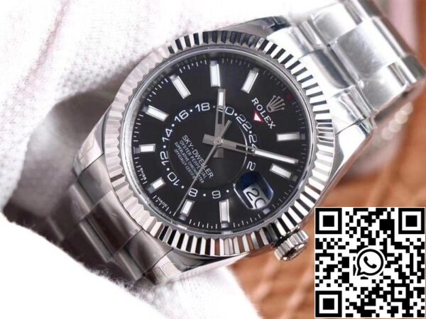 3 24 7efca650 9e52 46e6 83d4 dd292a94b299 Rolex Sky Dweller M326934-0005 Paras 1:1 Edition Noob Factory Musta Dial