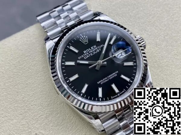 3 25 Rolex Datejust M126234-0015 36MM 1:1 Best Edition VS Factory Black Dial