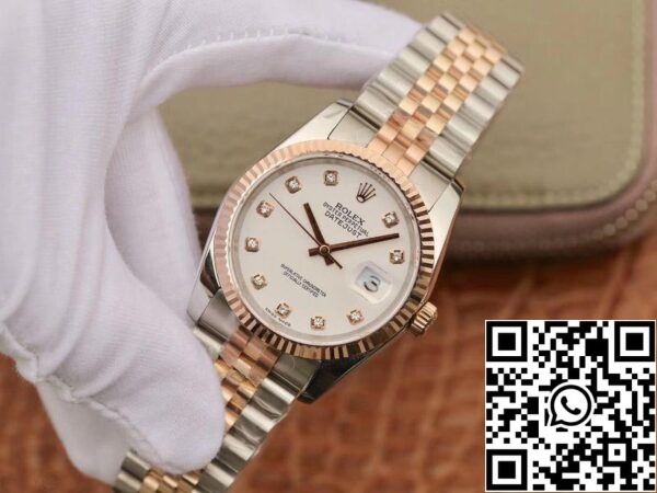 3 255 bb9fa243 ae76 4c84 8f1d b9a42d648bbc Rolex Datejust 36mm ruostumatonta terästä Two Tone GM Factory 1:1 Best Edition 18K Gold kääritty Sveitsin ETA3135