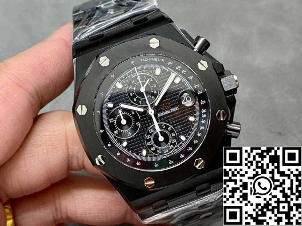 3 25 45475906 fae7 45b7 ba20 3f15763b9df0 Audemars Piguet Royal Oak Offshore 26238CE.OO.1300CE.01 1:1 Beste Editie APF Fabriek Zwarte Wijzerplaat