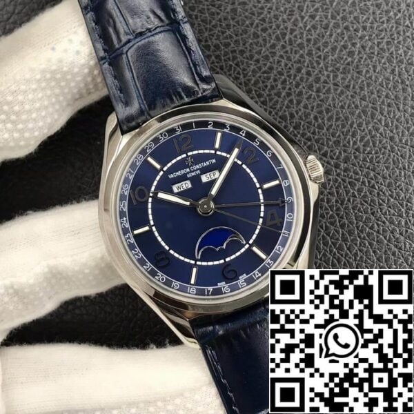 3 26 1915a045 9ffb 4f38 9ea4 eea6be4b031c Vacheron Constantin FiftySix Day-Date 4000E/000A-B548 1:1 Mejor Edición ZF Factory Esfera azul