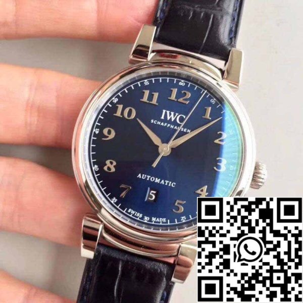 3 282 IWC Da Vinci IW356605 MKS Factory 1:1 Best Edition Swiss ETA2892 Blaues Zifferblatt mit silbernen Markierungen