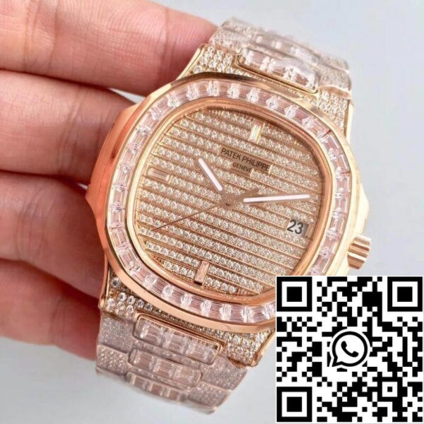 3 299 Patek Philippe Nautilus Jumbo 5719/1R-001 1:1 Najboljša izdaja švicarski ETA 324SC