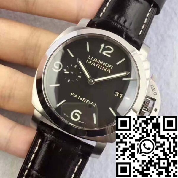 3 29 69df2972 7ad0 4593 aa1a dc7070d97657 Panerai LUMINOR 1950 PAM 00312 1:1 Best Edition VS Factory Schwarzes Zifferblatt Schweizer Kal.P.9010