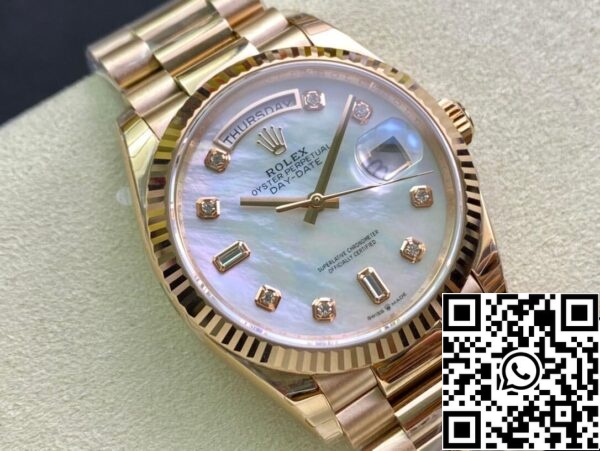 3 29 948c6ef1 3844 4641 8c01 8671260ed832 Rolex Day Date M128235-0029 1:1 Best Edition EW Factory Rose Gold