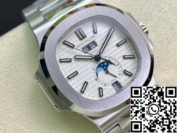 3 29 f812530d 98c9 465d b6e5 0d751c32d5db Patek Philippe Nautilus 5726/1A-010 1:1 Best Edition PPF Factory Белый циферблат