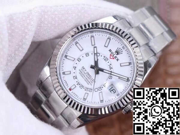 3 2 4b18922c 674f 4a04 afe0 ab5fd9da1253 Rolex Sky Dweller M326934-0001 Best 1:1 Edition Noob Factory Quadrante Bianco