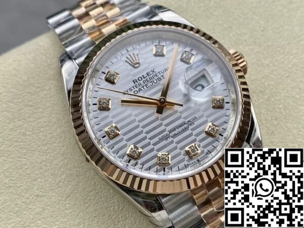 3 2 e38ebd0d e59b 437f 9d2d 90288a5be131 Rolex Datejust M126231-0039 36MM 1:1 Best Edition VS Fabriek Zilveren Wijzerplaat