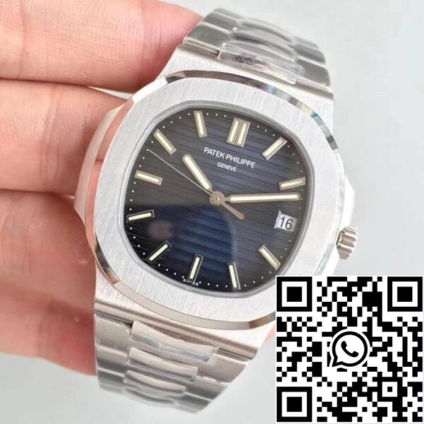 3 308 Patek Philippe Nautilus Jumbo 5711/1A-010 PF Factory 1:1 Най-добро издание Швейцарска ETA324