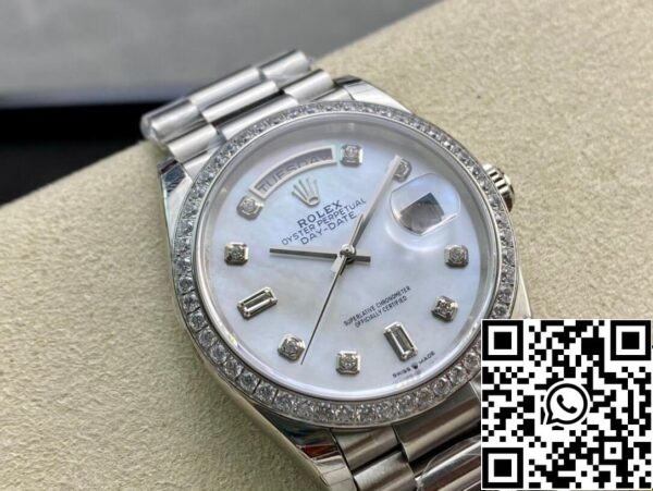 3 30 83c2ab68 10ce 4635 982e 5d509a5d4539 Rolex Day Date 128396TBR-0005 1:1 Best Edition EW Factory Fritillary számlapja