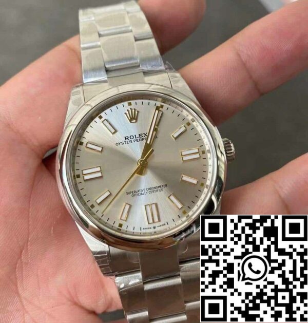 3 30 8ea2e0e0 4701 4417 b020 6dbfda6d35d4 Rolex Oyster Perpetual M124300-0001 41MM 1:1 Best Edition VS Factory Silver Dial