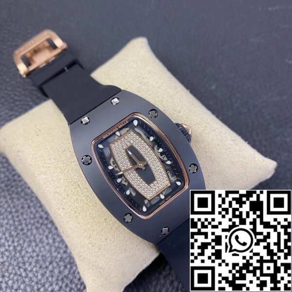 3 30 a40526b2 0642 45c3 8360 1cc7be988622 Richard Mille RM 07-01 1:1 Best Edition RM Factory Bracelete em borracha preta