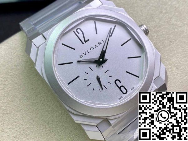 3 30 a5b838d4 50cd 4f82 b4de 04d87b6b34b5 Bvlgari Octo Finissimo 103011 40MM 1:1 Best Edition BV Factory Silver Dial