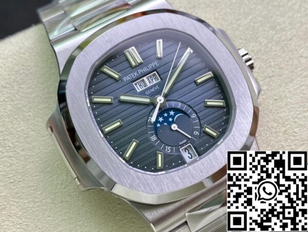 3 31 3e087adb 5cbf 42f1 b303 377c23e71748 Patek Philippe Nautilus 5726/1A-014 1:1 Best Edition PPF Factory Sininen kellotaulu