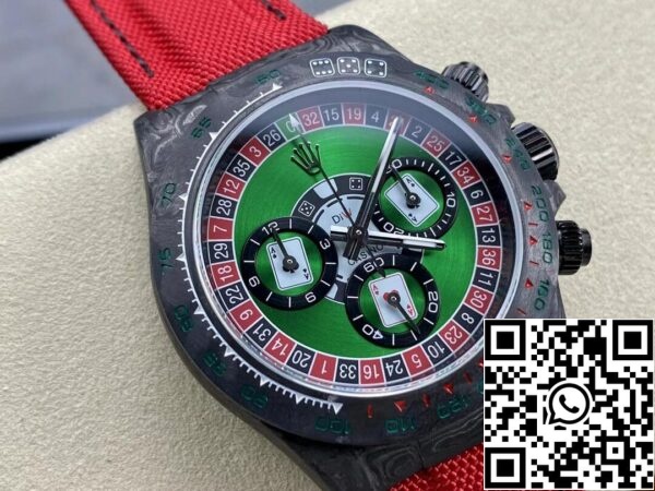 3 31 98ad93f6 10ad 450f bf8a 18e5f34a0b9d Rolex Daytona Cosmograph Carbon Fiber Diw Custom Version 1:1 Best Edition Noob Factory Quadrante Verde