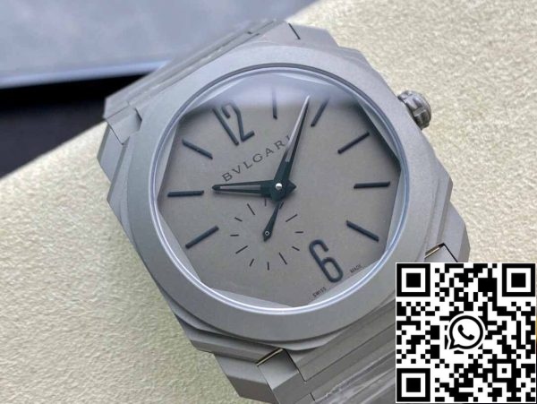 3 31 b125131d 1d4b 4d44 afdf fefbda208792 Bvlgari Octo Finissimo 102713 BGO40C14TTXTAUTO 1:1 Best Edition BV Factory Silver Gray Dial