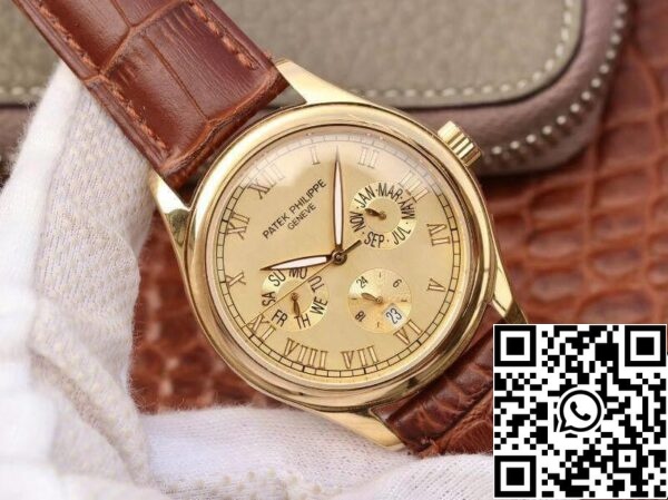 3 320 Patek Philippe Complications Årskalender 1:1 Best Edition Swiss ETA315SQA Guldurring