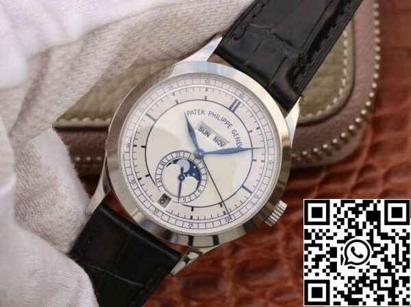 3 321 Patek Philippe Complications Annual Calendar 5396G-001 KM Factory 1:1 Best Edition Swiss ETA324S Vit urtavla