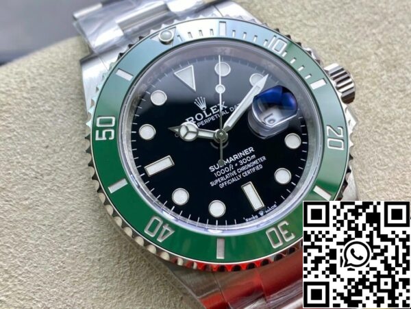 3 32 88756c38 11de 483f 86ad f8f1e830fcb3 Rolex Submariner M126610LV-0002 Kermit VS Fabriek Zwarte Wijzerplaat