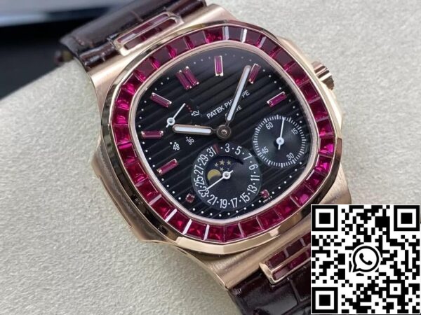 3 32 e7d6dd2f b733 4d91 b64e f43676467fec Patek Philippe Nautilus 5724 1:1 Best Edition GR Factory Caixa em ouro rosa