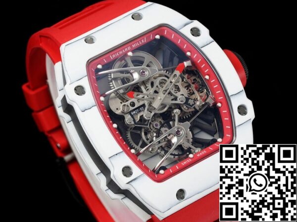 3 32 fca72f10 2015 4655 8c5a 3a17a5940144 Richard Mille RM27-02 Rafael Nadal Tourbillon 1:1 Best Edition RM Factory Red Rubber Strap