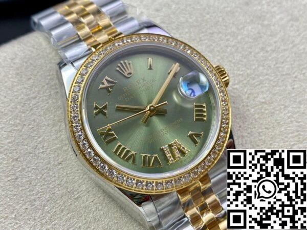 3 33 caf45c2b 14f4 4299 be8d d7c1939bd3ec Rolex Datejust M278383RBR-0016 31MM 1:1 Best Edition EW Factory Green Dial