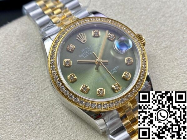 3 34 Rolex Datejust M278383RBR-0030 31MM 1:1 Best Edition EW Factory Diamond Bezel