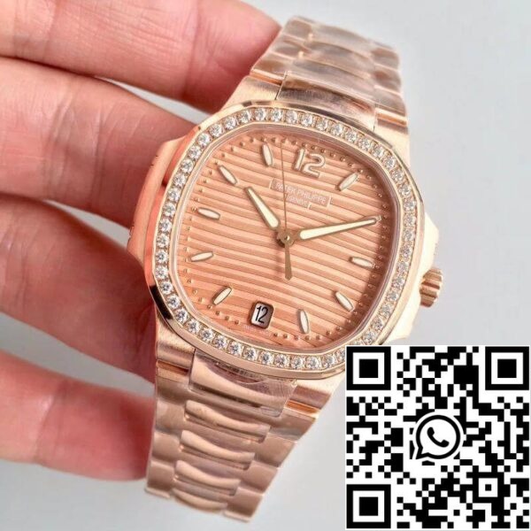 3 342 Patek Philippe Ladies Nautilus 7118/1200R PF Factory 1:1 Best Edition Swiss ETA324