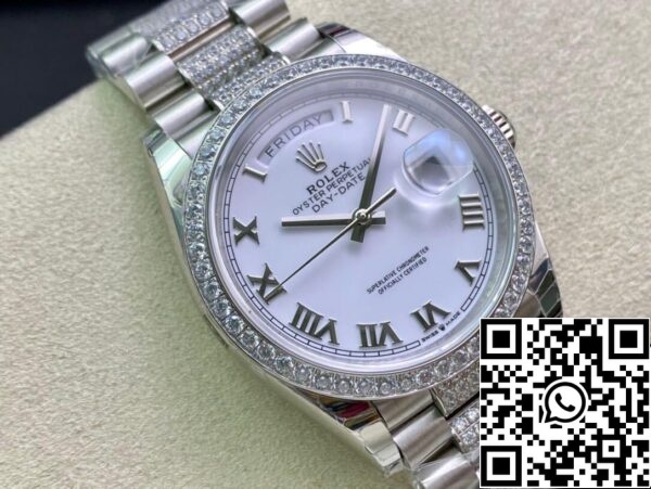 3 34 3 34 2f17a17a2a0 356e 40ae 8932 f3d4c67e42e4 Rolex Day Date M128349RBR-0026 1:1 Best Edition EW Factory White Dial