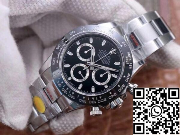 3 34 e216d4ef 8198 443a bb5f 9c7e0fd45395 Rolex Cosmograph Daytona M116500LN-0002 1:1 Best Edition Noob Factory Black Dial Swiss ETA4130