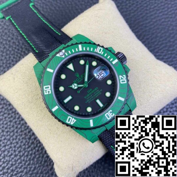 3 34 fb67b98e a025 4ea2 badf ccdce1931280 Réplica Rolex Submariner VS Factory Luneta em fibra de carbono verde