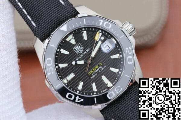 3 35 5124f56f ff89 4970 839a 7b3f0423e453 Tag Heuer Aquaracer 300M WAY211A.FC6362 1:1 Best Edition V6 Factory Black Dial