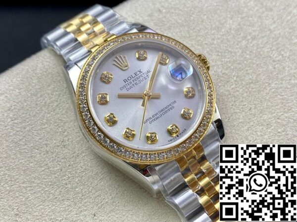 3 36 Rolex Datejust M278383RBR-0020 31MM 1:1 Beste Editie EW Fabriek Zilveren Wijzerplaat