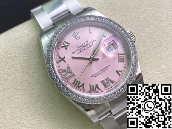 3 36 21910714 97c5 4b16 9a47 30c9d4d23a90 Rolex Datejust M126284RBR-0024 1:1 Najboljša izdaja EW Factory Pink Dial